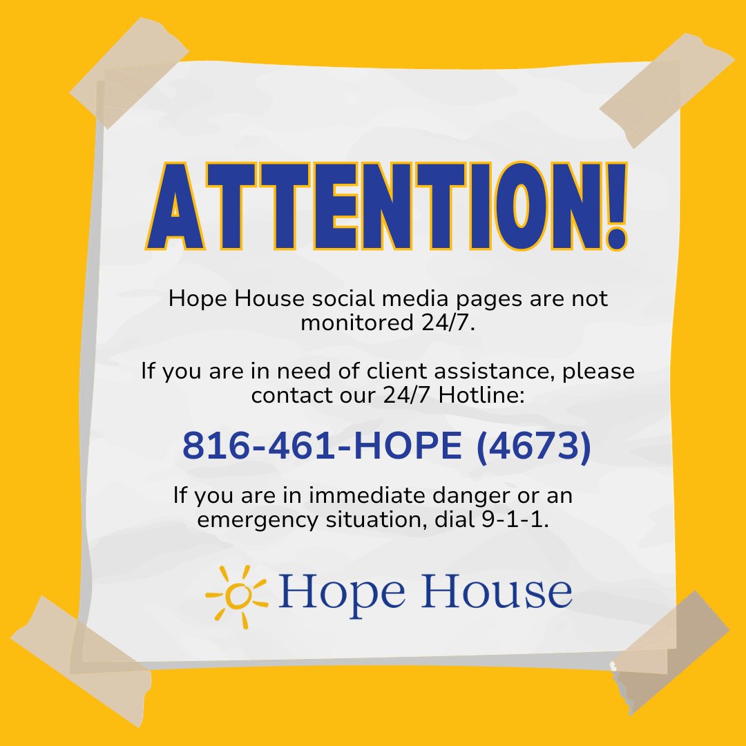 Hope House tweet media