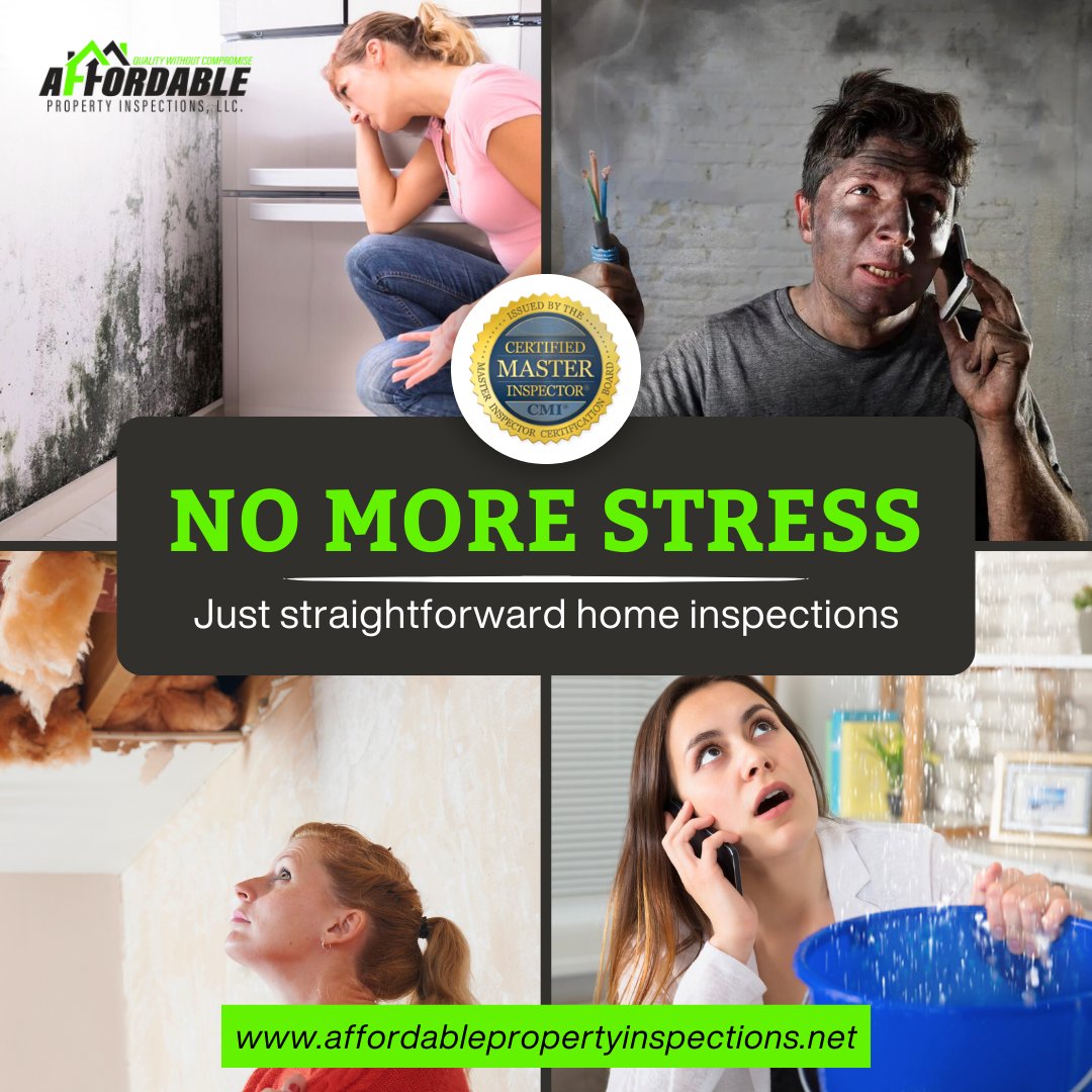 APIMizzou's tweet image. 🏠✅ Say goodbye to stress with Affordable Property Inspections! Our straightforward home inspections provide clear, comprehensive insights into your property, leaving no room for surprises. Contact us today! #StressFreeInspections #ClearInsights #AffordablePropertyCare
