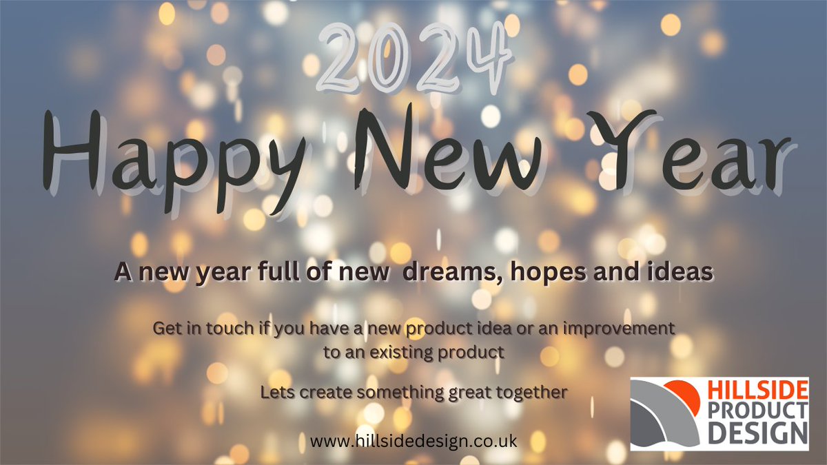 Happy New Year May 2024 be the best year yet! #innovate #create #design #3dprint #manufacture