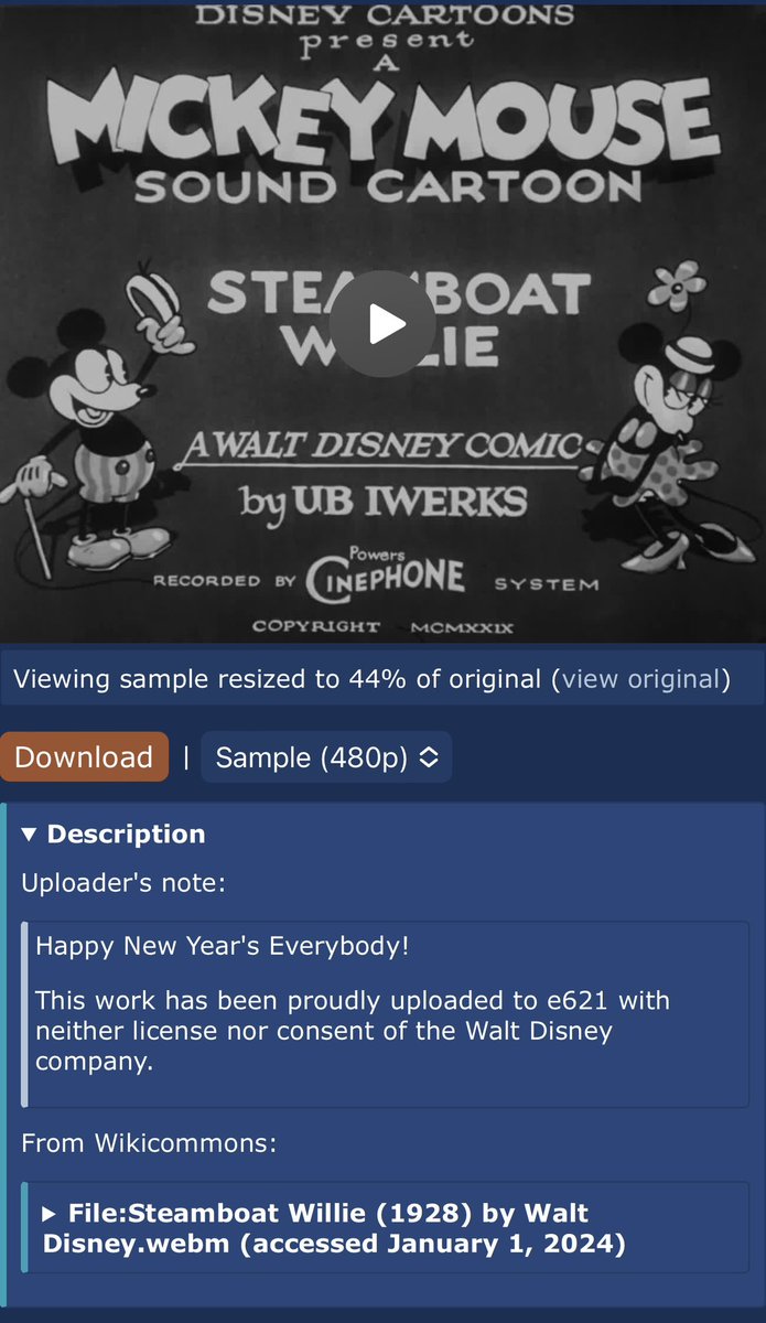 Lmaooo Steamboat Willie on e6