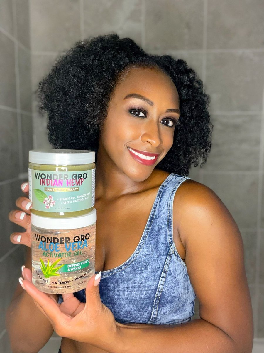 Deep condition and style your hair with Wonder Indian Hemp and the Aloe Vera Activator Gel🤩 | @jermanyonline
.
.
#WonderGro #naturalhairjourney #naturalhairlife #healthyhair #transitioninghair #naturalhairstyles #styling #naturalhair #protectivestyling #naturalhaircaretips