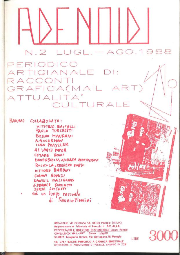 Gli 11 numeri della fanzine Adenoidi (1988-1990)
archive.org/search?query=t…

grazie a <a href="/verdebinario/">Verde Binario</a>