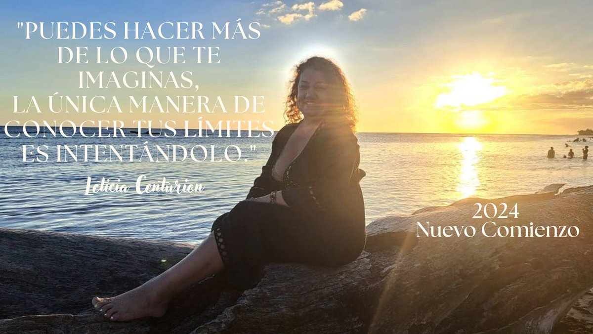 leticiaemconsul's tweet photo. "Puedes hacer más de lo que te imaginas, la única manera de conocer tus límites es intentándolo." https://t.co/lu0xhj8qxw