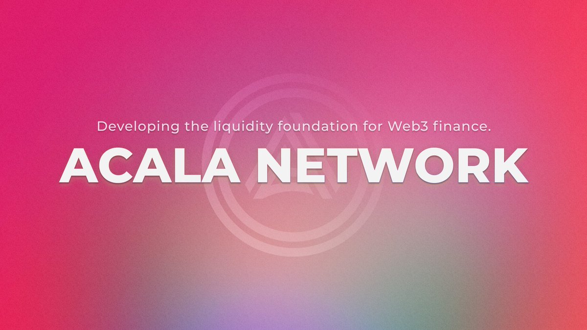 We are bringing a new era of DeFi on Polkadot this year through our leading products Euphrates and LDOT.

Here is a breakdown of the Acala Ecosystem to bring you up to speed. 

🧵