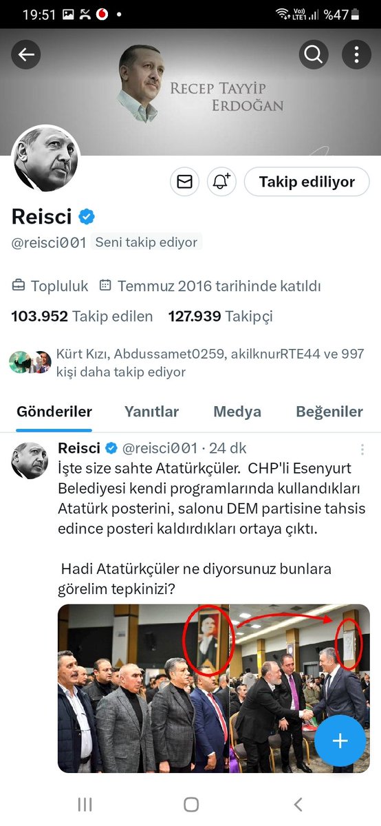 Dostlar 👉@reisci1001 👈 HESAP CALINMIŞTIR ❗ DUYANLAR DUYMAYANLARA DUYURSUN❗