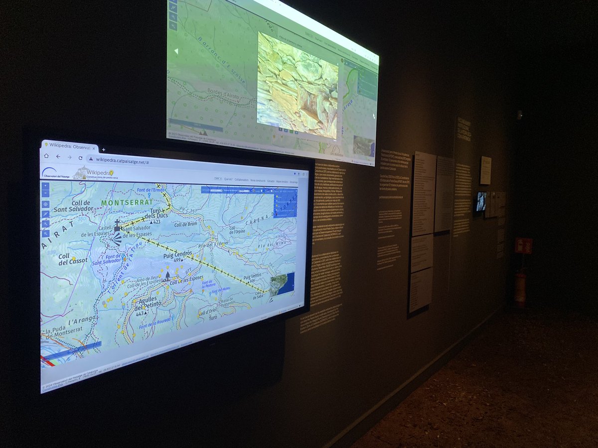 “Dues pedres. Paisatges persistents”. Exposició sobre els paisatges de pedra seca. Per reflexiobar-hi.
Produïda per <a href="/catpaisatge/">Observatori del Paisatge de Catalunya</a> i iniciativa <a href="/cultpopular_cat/">Cultura Popular</a> i altres.  Recomanable la visita fins al 2 de juny al <a href="/palaurobert/">Palau Robert</a>.