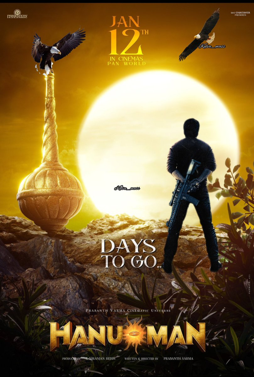 kalva__mass's tweet photo. Editing 🦅#Hanuman #jan12th #raviteja #EAGLEonJan13th @PrasanthVarma @tejasajja123 @RaviTeja_offl @peoplemediafcy @hanumanverse blockbuster movies https://t.co/AwanT8HXv6