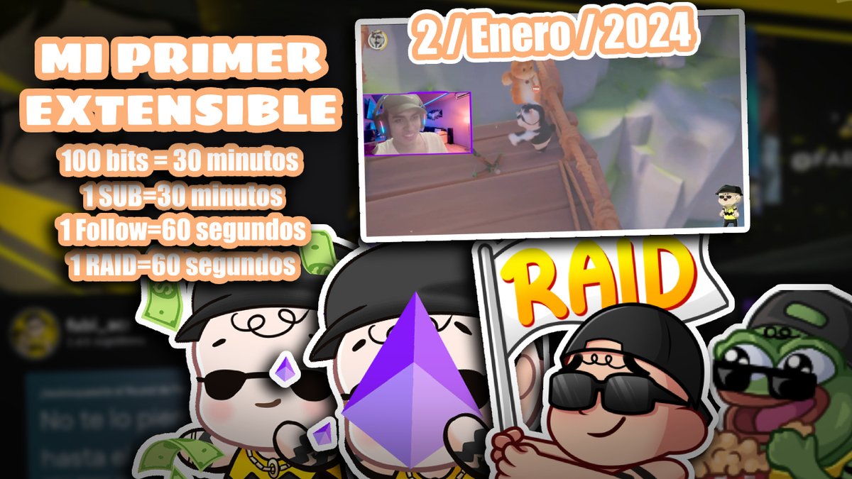 fabi_acr's tweet photo. ¡Bienvenidos a mi primer extensible! 🥳👏✨
No se cómo va a salir esto pero pues toca INTENTARLO
Hoy vamos a intentar hacer de TODO😅
PD. (Creo que me pase con las SUBS)
#TwitchStreamers #TwitchExtensible #Twitch https://t.co/znUZJx78So