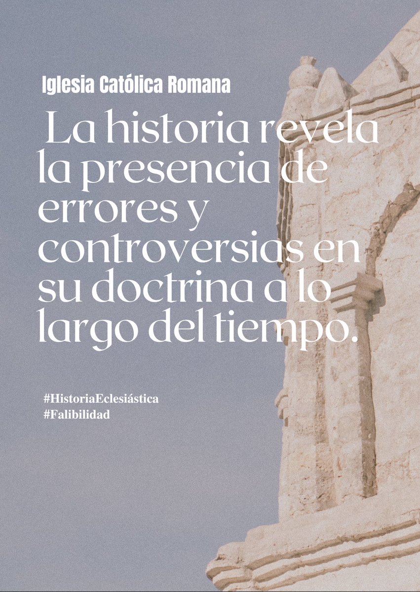 La Iglesia Católica Romana ha enfrentado desafíos a lo largo de la historia, desde el Gran Cisma de Occidente hasta controversias como la Inquisición y el Renacimiento Papal. Estos eventos revelan su falibilidad en la interpretación de la doctrina apostólica. #falibilidad
