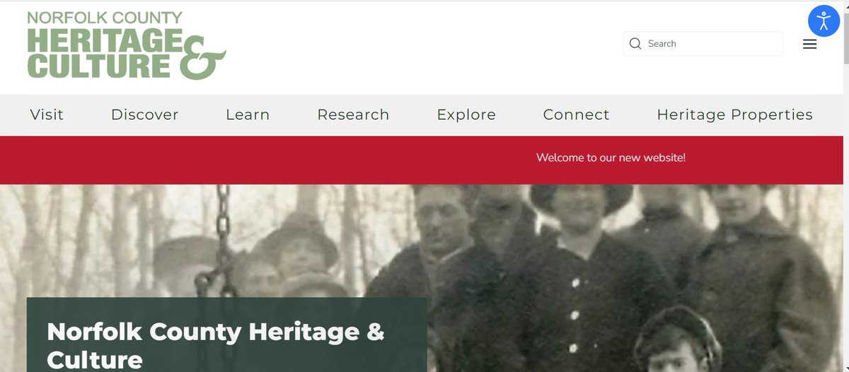 Happy New Year! We’re celebrating with the launch of our new website. 
Through public consultation, we became aware that folks wanted a single landing source for all our info and news.  This new website meets that demand. Check back often for 2024 info. norfolkheritage.ca