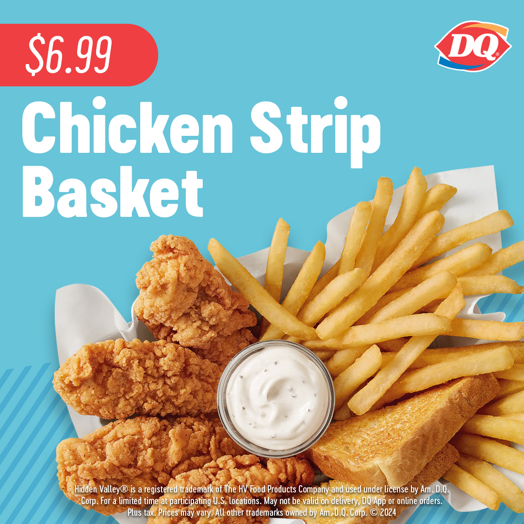 Chicken Strip Basket for $6.99 promo. That’s it, that’s the tweet.