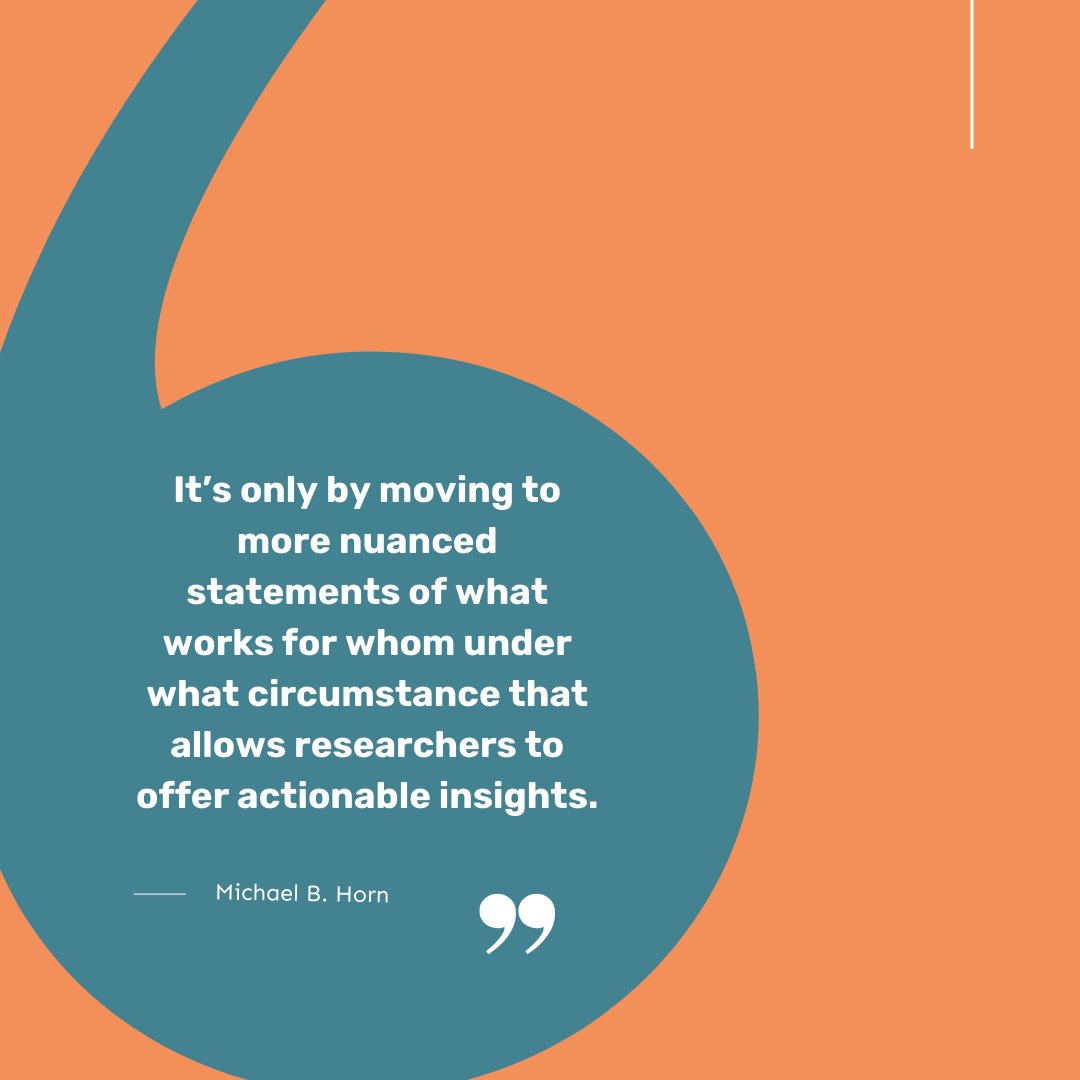 @michaelbhorn breaks down the research and recent controversy over Dweck’s famous #growthmindset findings in this blog post from @ChristensenInstitute, read the article in full here: bit.ly/3S2Njpi

#Education #Research