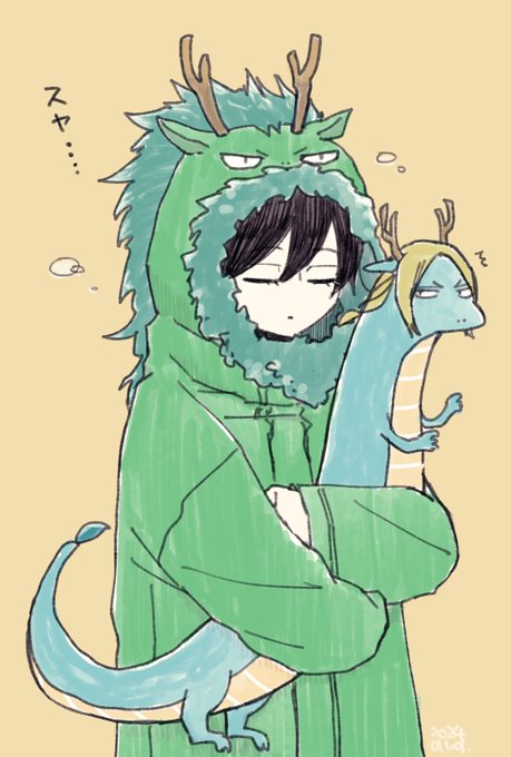 「green coat hood」 illustration images(Latest)