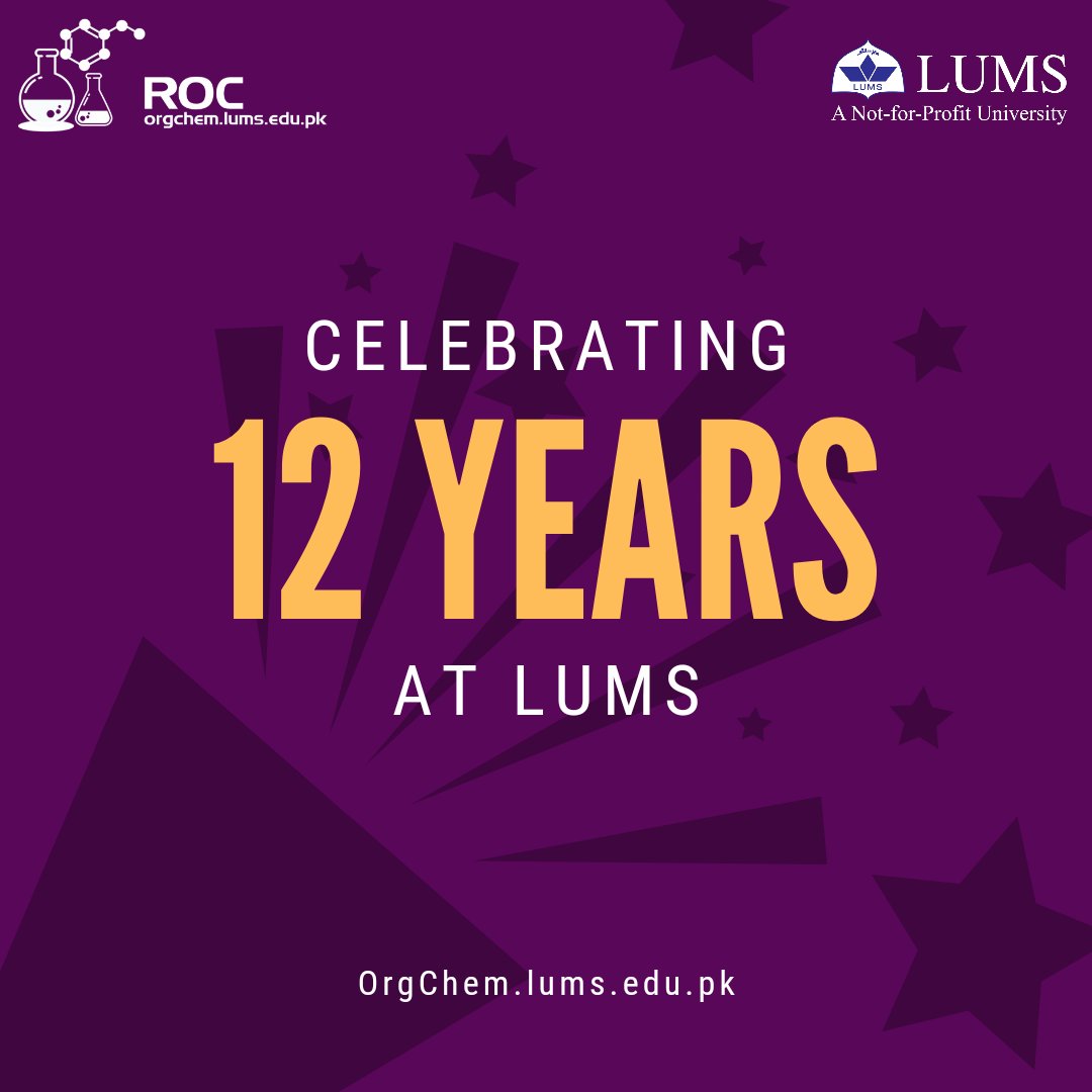 RahmanSZSaleem's tweet photo. Celebrating 12 years at @sbasselums
@LifeAtLUMS 
#LUMS #SBASSE #Admissionopen #joinUs #joinROC #drugDiscovery #pakscience #Research #science https://t.co/m6qhDoJboz