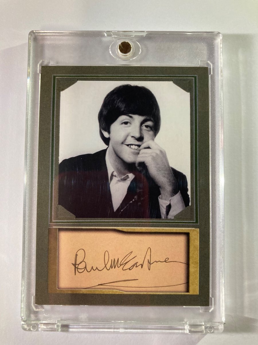 1218Sports's tweet photo. 🎁Appreciation Day Giveaway🎁

Winner Announced Sunday

🔥Paul McCartney Facsimile Auto

To enter
1. Follow
2. Retweet
3. Like https://t.co/a4qgksBcke