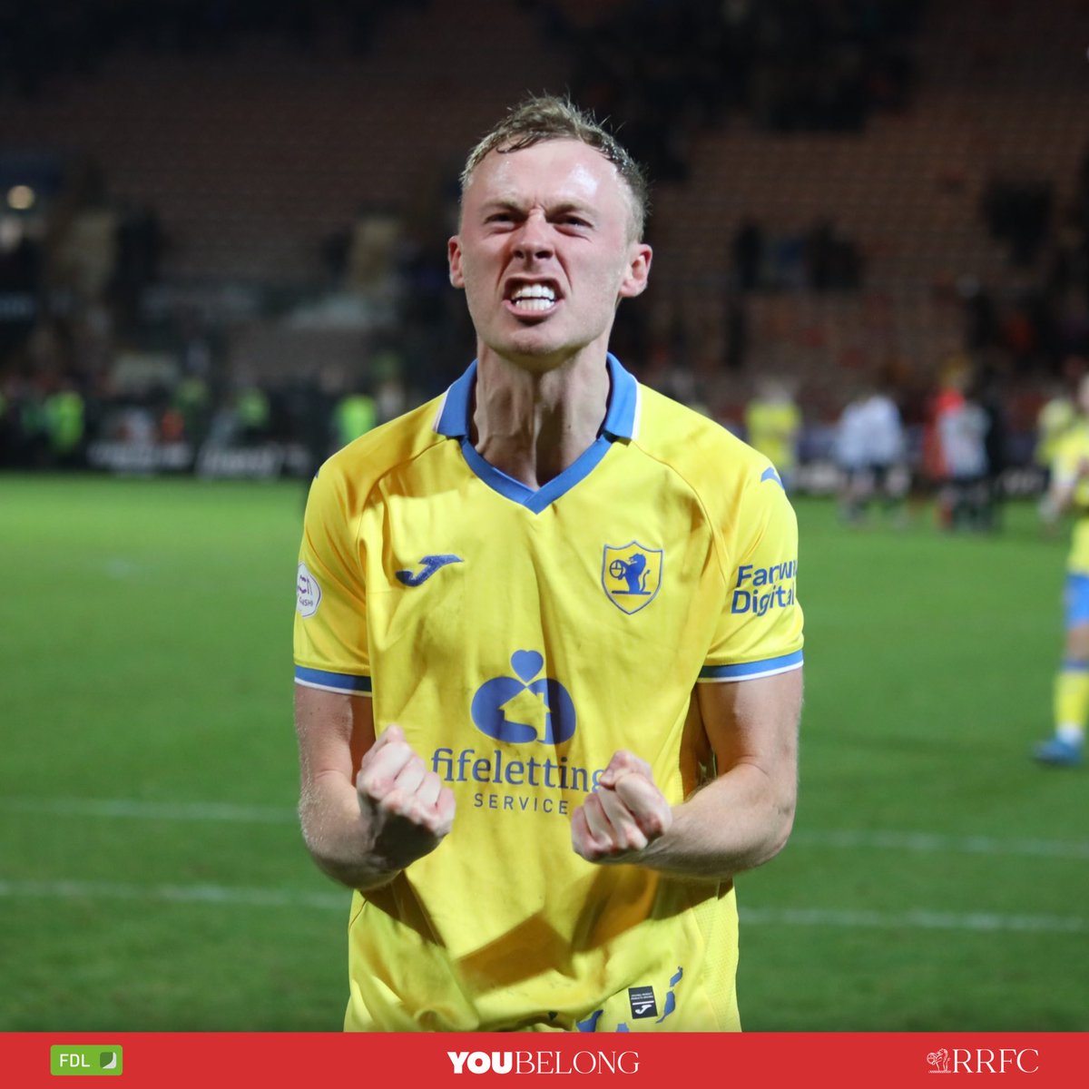 RaithRovers's tweet photo. That Ross Millen full-time feeling. https://t.co/7dCu2ybhuU