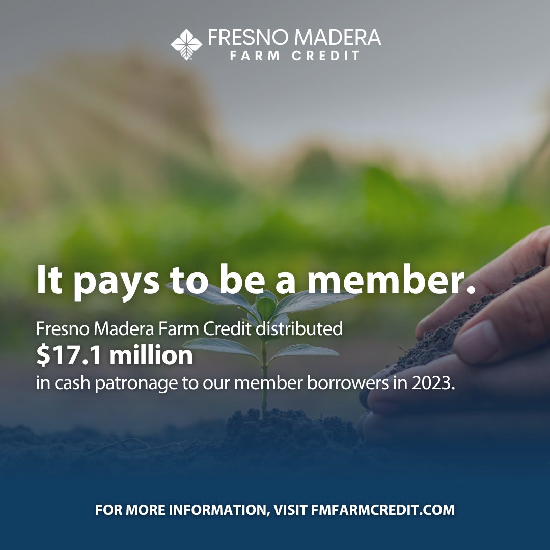 At FMFC, it PAYS to be a Member! 😎 Since 2018, we’ve returned nearly $67 million to our members! To learn more about our Patronage Program, please visit our website: 👇 fmfarmcredit.com/Programs/Patro… #patronage #farmcredit #farmerprograms