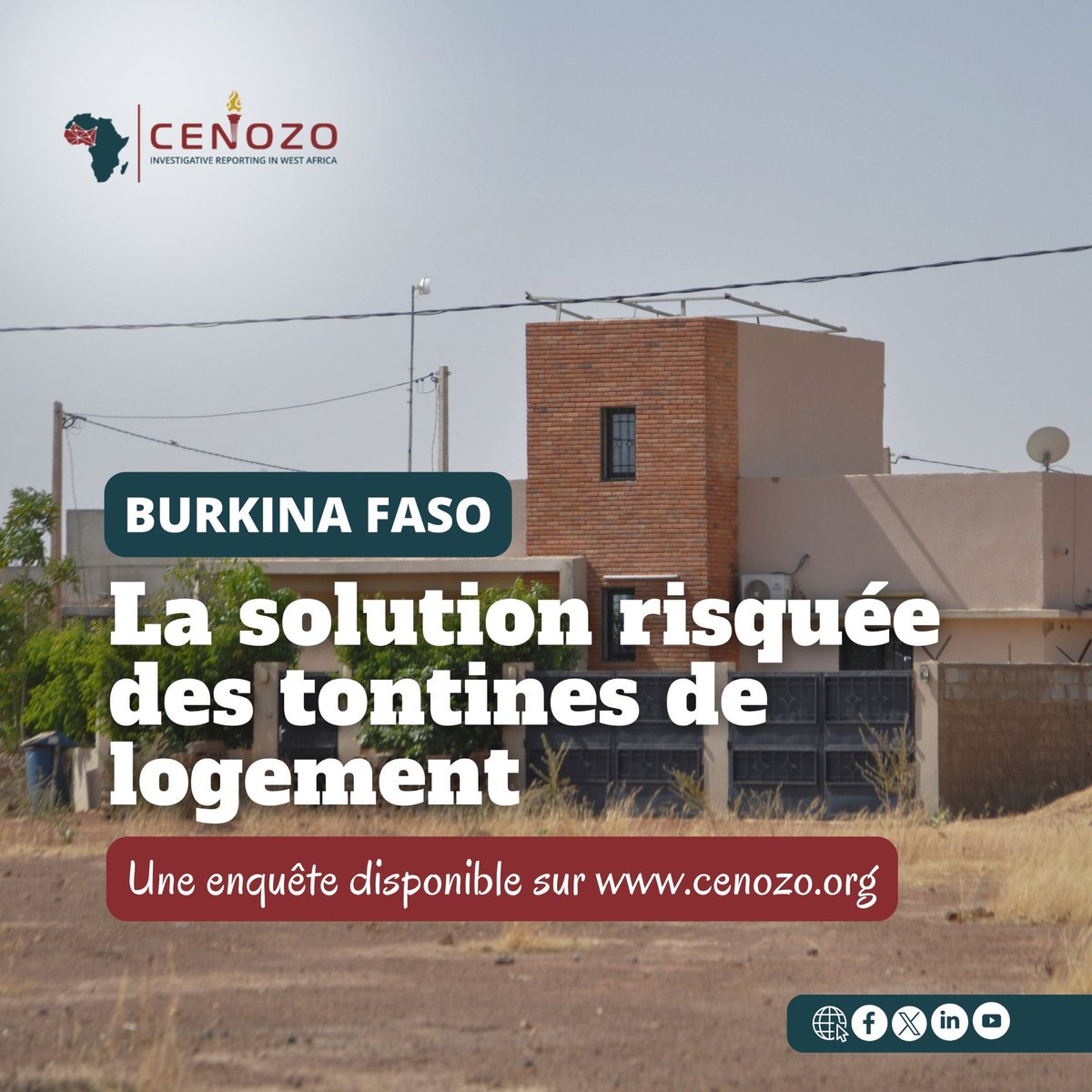 #NouvelleEnquête 🥳 #JournalismeDeSolutions
"La tontine du logement". Le concept vous dit quelque chose ? Au #BurkinaFaso, c'est une tendance qui se développe depuis quelques années. Comment ça marche concrètement ? Qui sont les acteurs de sa mise en œuvre ? Quelles sont les