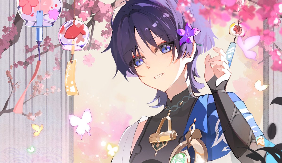suyi42478390's tweet photo. happy birthday my baby！！！！！！！！！🎂🎂🎂🎂🎂🎂🎂
#wanderer 
#scaramouche https://t.co/LROGPHffw9