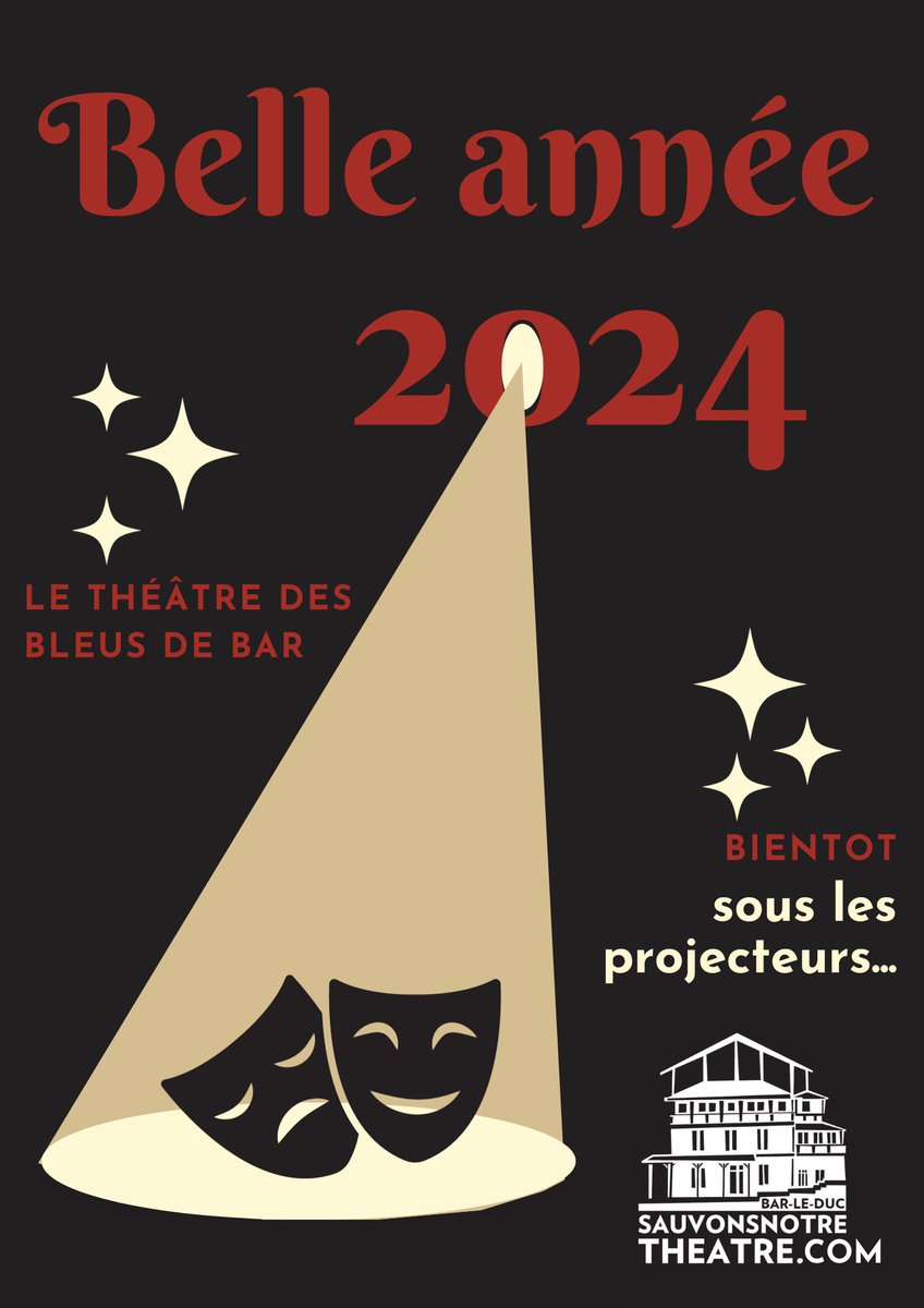 🔦 2024, sous les projecteurs !
Belle année à toutes et tous 🥳