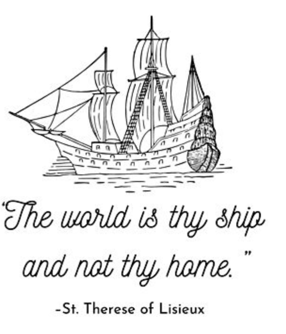 tereavilaf's tweet photo. "The world is thy ship, not thy home"
Santa Teresita del Niño Jesús https://t.co/3ZOgu1LSDW