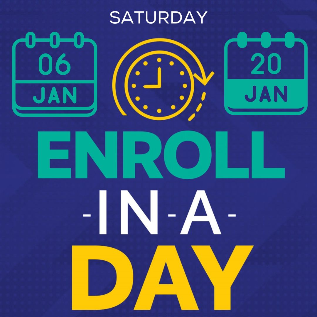 This Saturday! Link here for more information: ctstate.edu/enroll