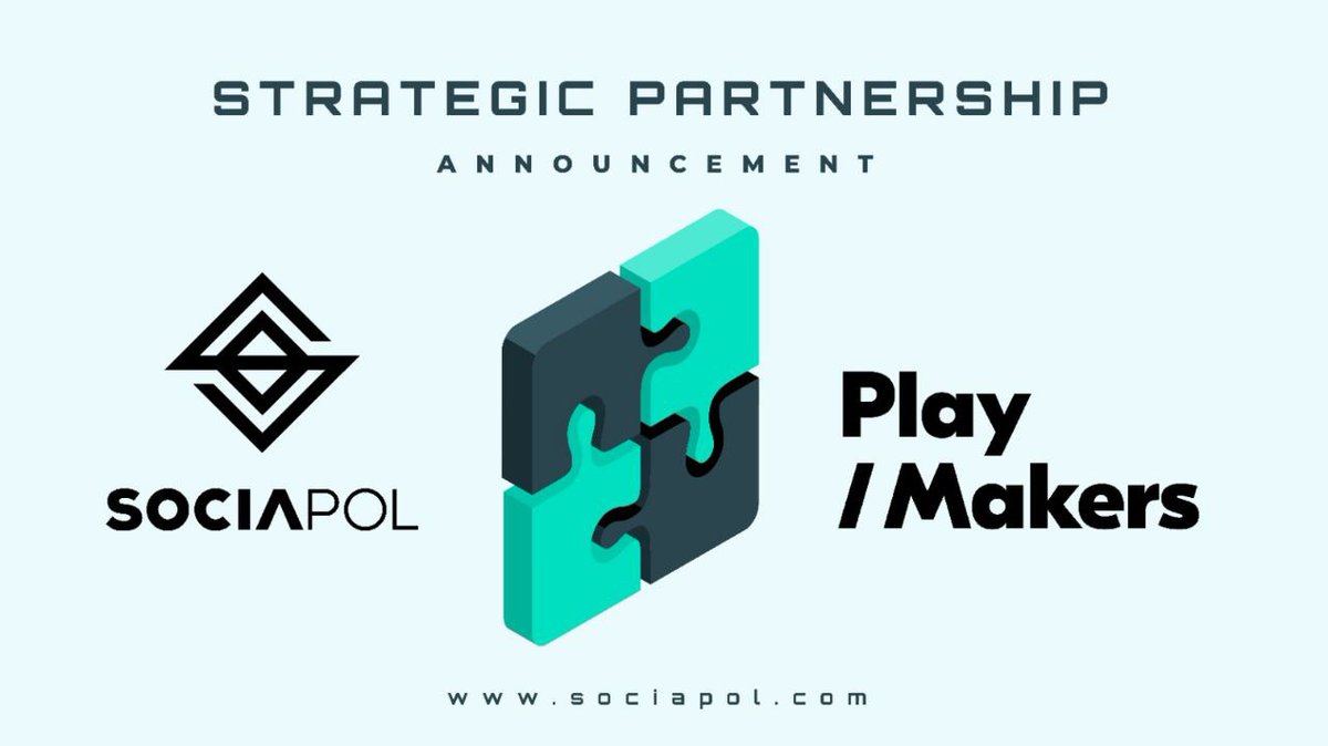 sociapol's tweet photo. 🎉 We're thrilled to announce a strategic partnership between SociaPol and @PlayMakersco! 🤝✨ Unlocking a new era of interactive content creation and user empowerment in the gaming world! 🎮🌐 Get ready for innovation and endless possibilities! 🚀🌟 #GamingRevolution https://t.co/03L5uYKKR7