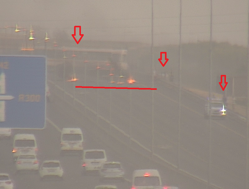 CapeTownFreeway's tweet photo. #Protest_Action: N2 Inbound after R300, all lanes closed, use alt route #BoozeFreeRoads https://t.co/i3qCh7bw3j