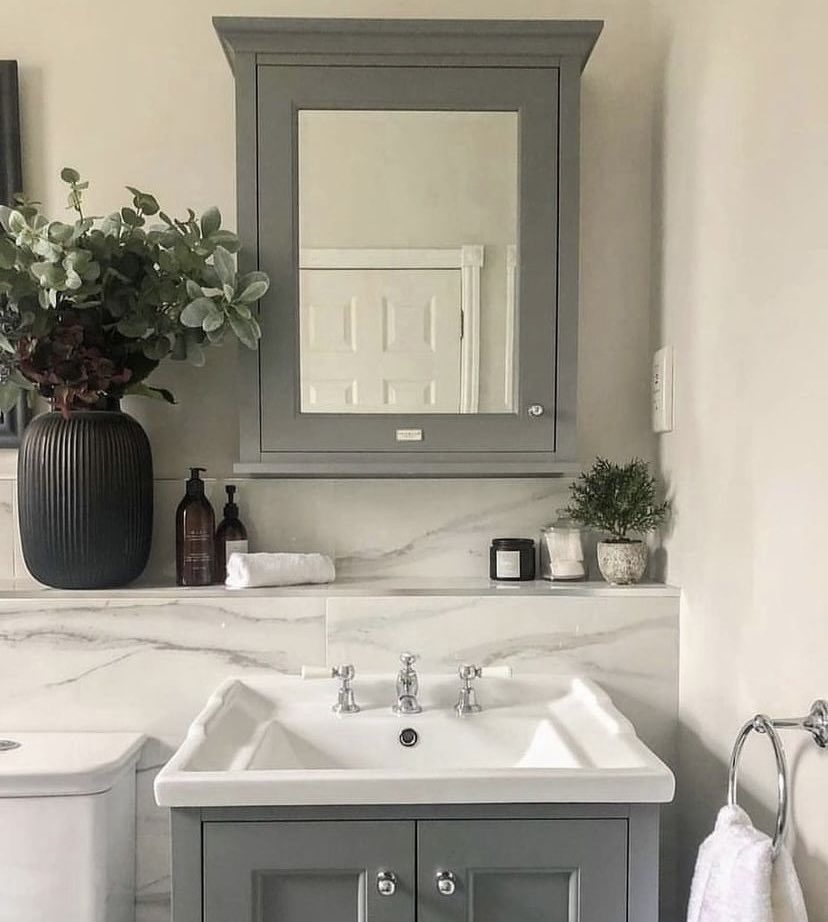 New Year, New Showroom Design, Upgrading your bathroom? Our furniture is in stock at Smiths Briten ! Image by @insidenumber5 . . . . #bayswaterbathrooms #plummettgrey #traditionalbathroom #bathroomstorage #luxurybathroom #interiordesign #bathroom #bathroomdecor #bathroomsuk