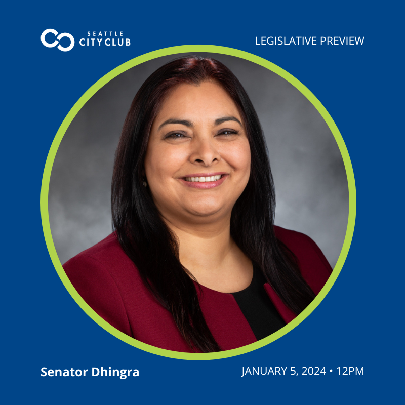 SeattleCityClub's tweet photo. ๐๏ธ๐ณ๏ธ We are excited to welcome Sen. @Dhingrama to #LegislativePreview2024 this Friday, Jan 5, at 12 pm! Get ready to dive into the future as she shares insights and priorities shaping WA State's legislative landscape.
BUY YOUR TICKETS: https://t.co/Hl63FrkhHg
#SeattleEvents https://t.co/iTgq1DWk8q