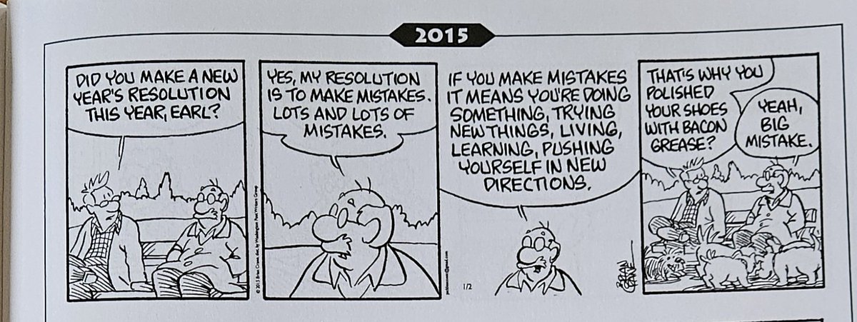 SweetRobin110's tweet photo. Strict adherence to resolutions is a must 😋

Pickles comic 1/2/2015 @PicklesComic #NewYearsResolution #oldpeoplearehilarious  @CartoonLibrary #comicstrip 📖 25 Years of Pickles: A Pickles Collection by Brian Crane @BaobabPress https://t.co/oFIXheRglh