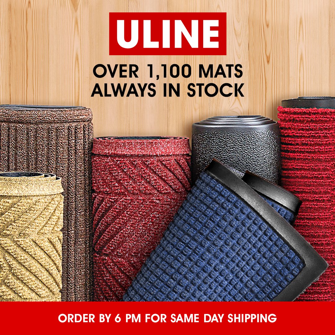 Protect your floors, employees and customers with quality mats from Uline. We have indoor and outdoor mats in a wide variety of sizes and styles. uline.com