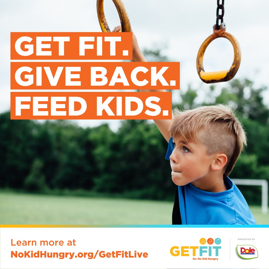 We’re kicking off the new year with our annual #GetFitNKH campaign, presented by our friends at @doletweets! 🍍 Check out the list of participating talent, and schedule of classes, and donate at ➡️ nokidhungry.org/getfitlive #NoKidHungry