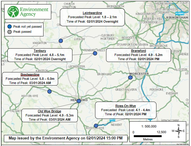 EnvAgencyMids's tweet image. Latest peak maps for #RiverSevern #RiverAvon #RiverTeme #RiverWye

UPDATED to including latest info on spots such as Tenbury, Crew Green, Bewdley.

Numerous warnings and alerts across the #Midlands.  

Keep checking your #flood risk check-for-flooding.service.gov.uk/find-location