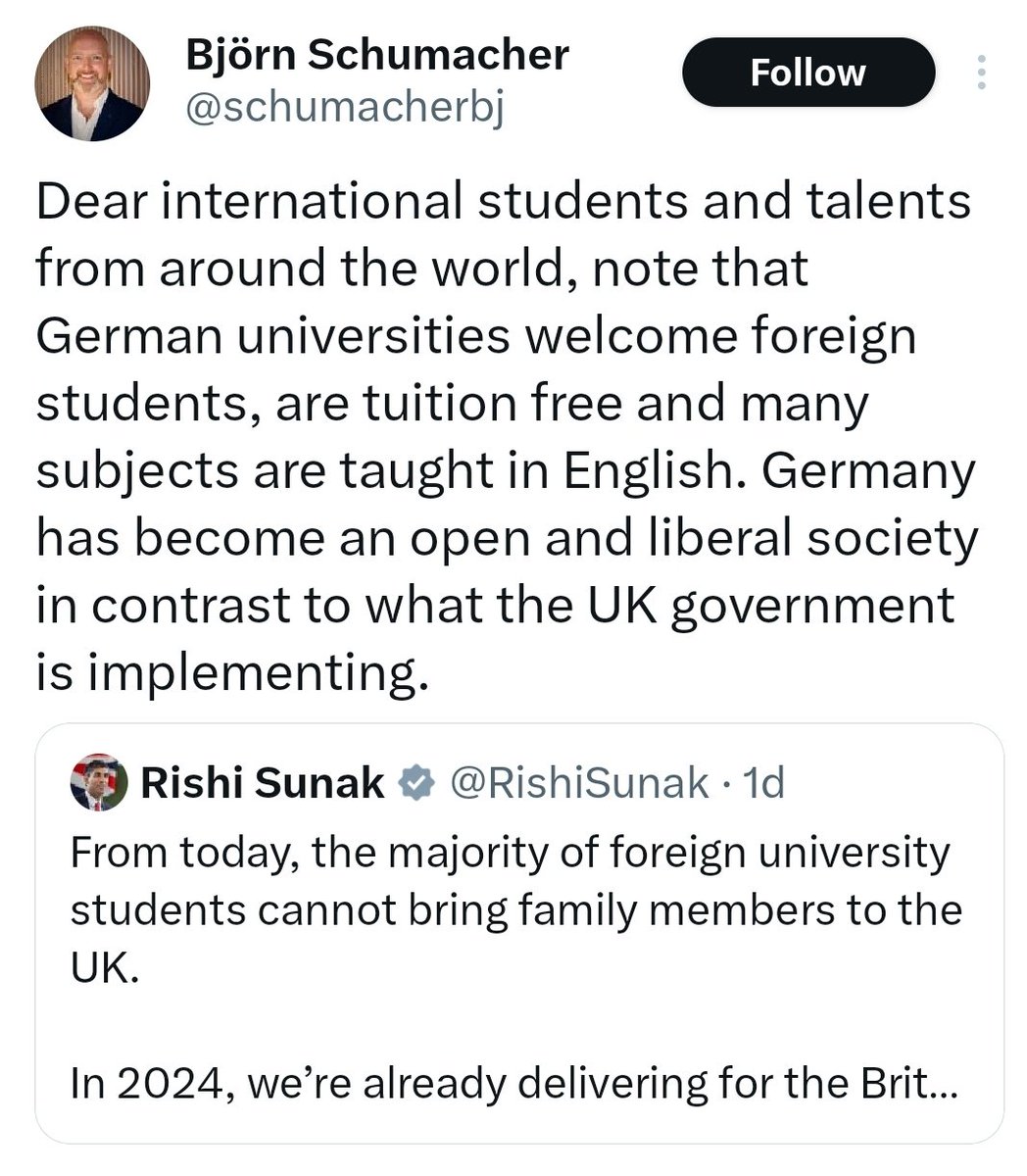 I truly can't stand this stuff. Obviously Sunak is appalling, but this kind of European smugness and absence of self-reflection - including in its Irish iteration - really needs to go in the bin too.