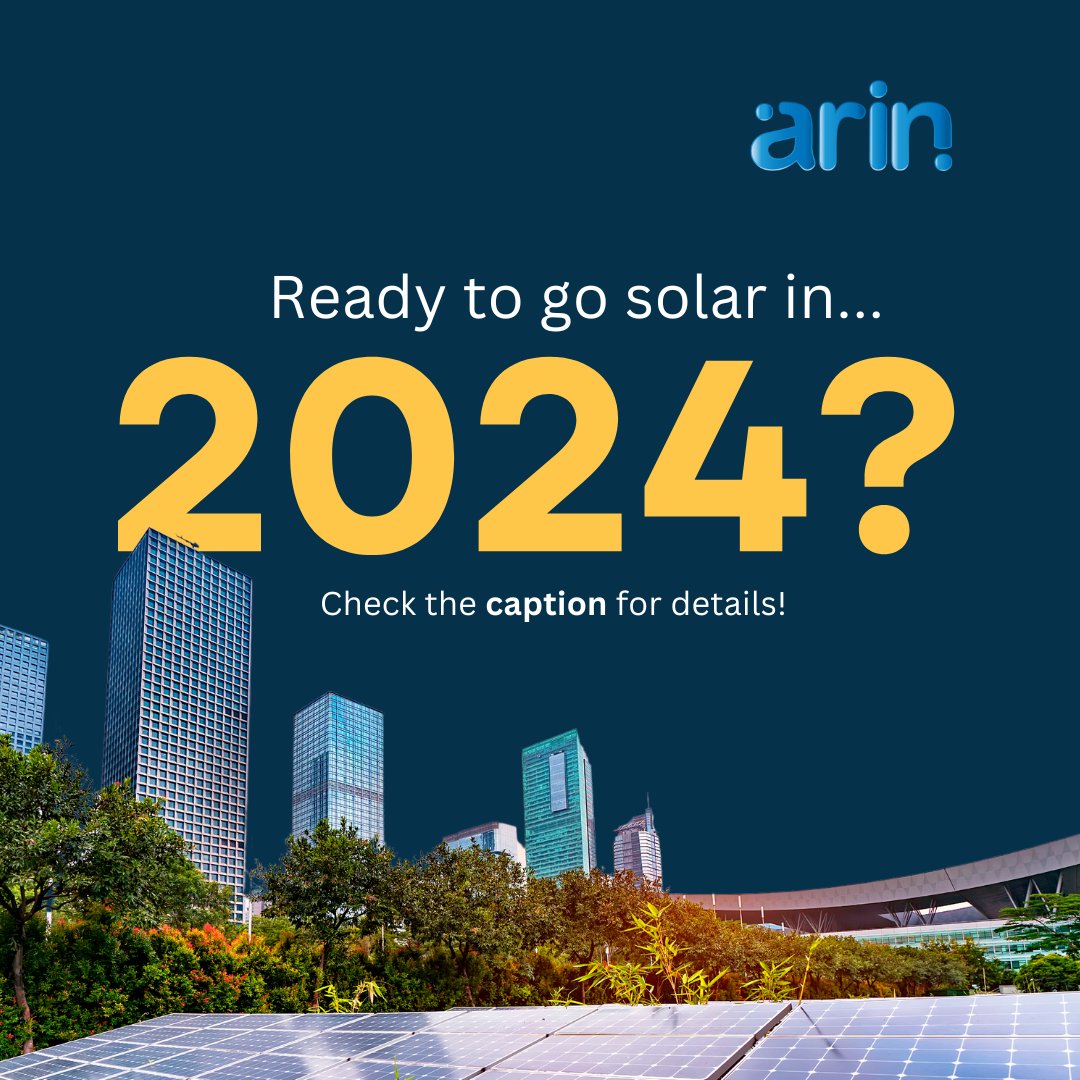 New year, new energy goals! 🌟 

This is your year to finally make the switch to solar energy and join hundreds of people contributing to a renewable future!  👉 arinpower.com/free-quote

#solarenergy #renewablenergy #solarpower
