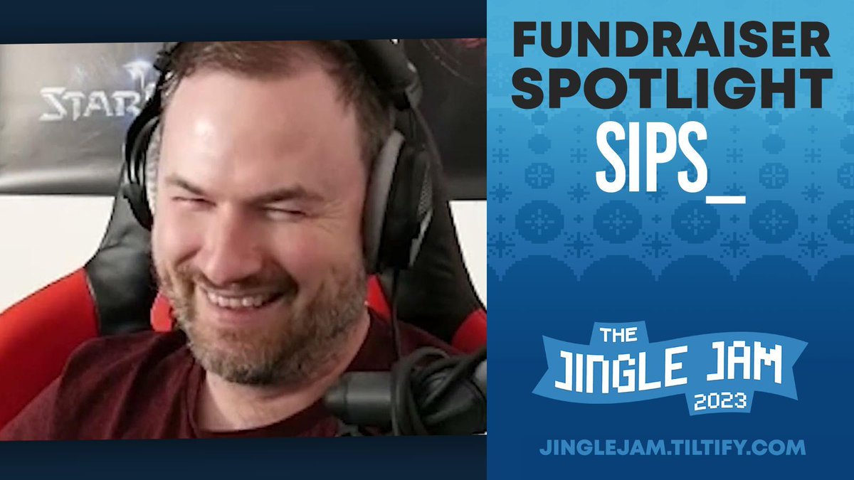 The real guy, the best guy. Thank you so much to @Sips_ for raising £5,096.95 in his “putting the fun in fundraising” Jingle Jam campaign for @thegrandappeal! Your streams were hilarious as always—thank you so much to you and your community!