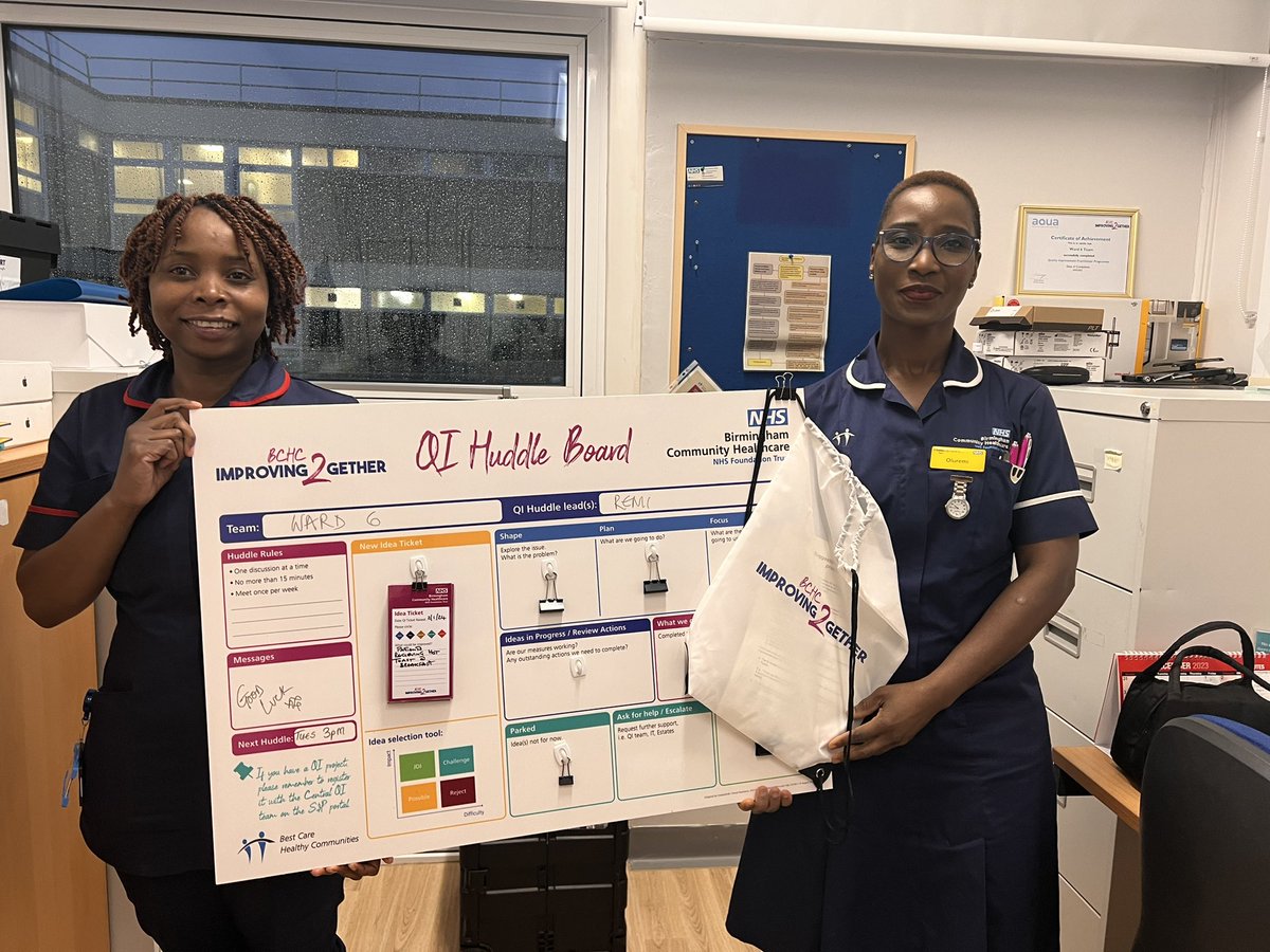 2getherBchc's tweet photo. Great conversations with Housekeepers and HCAβs today and excited to see a ward based team (W6) embrace ideas for improvement using Qi Huddles #MDT #ForwardThinkers @BCHC_SLT @KatieButler2102 @violah31 @bhamcommunity @BchcRiskTeam @cleary_suzanne @galligan41 @rebeccacmartin1 π€ https://t.co/tQKfmm85Ur