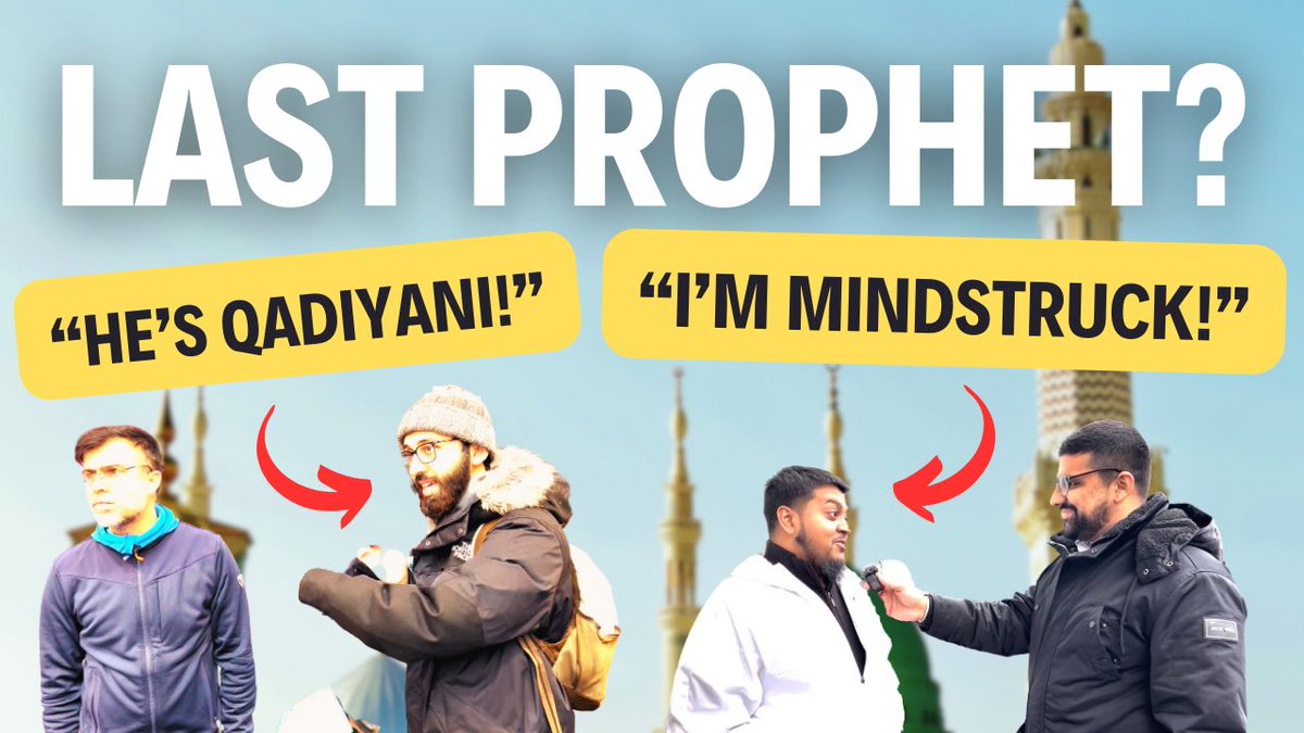 AlHakamWeekly's tweet photo. 🚨 NEW VIDEO OUT NOW!

Muslims CONFUSED Over Final Prophet! Muhammad (SA) vs Isa? 

🔗 https://t.co/MZ0yG70FRF

🔔 Watch and Subscribe!

#Jesus #Islam #Muhammad https://t.co/vgPk3CEY0E