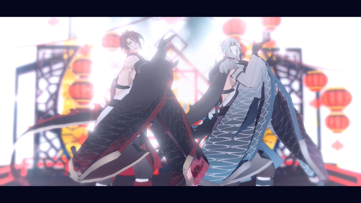 MMD刀剣乱舞】後家兼光と姫鶴一文字で愛包ダンスホール【衣装モデル