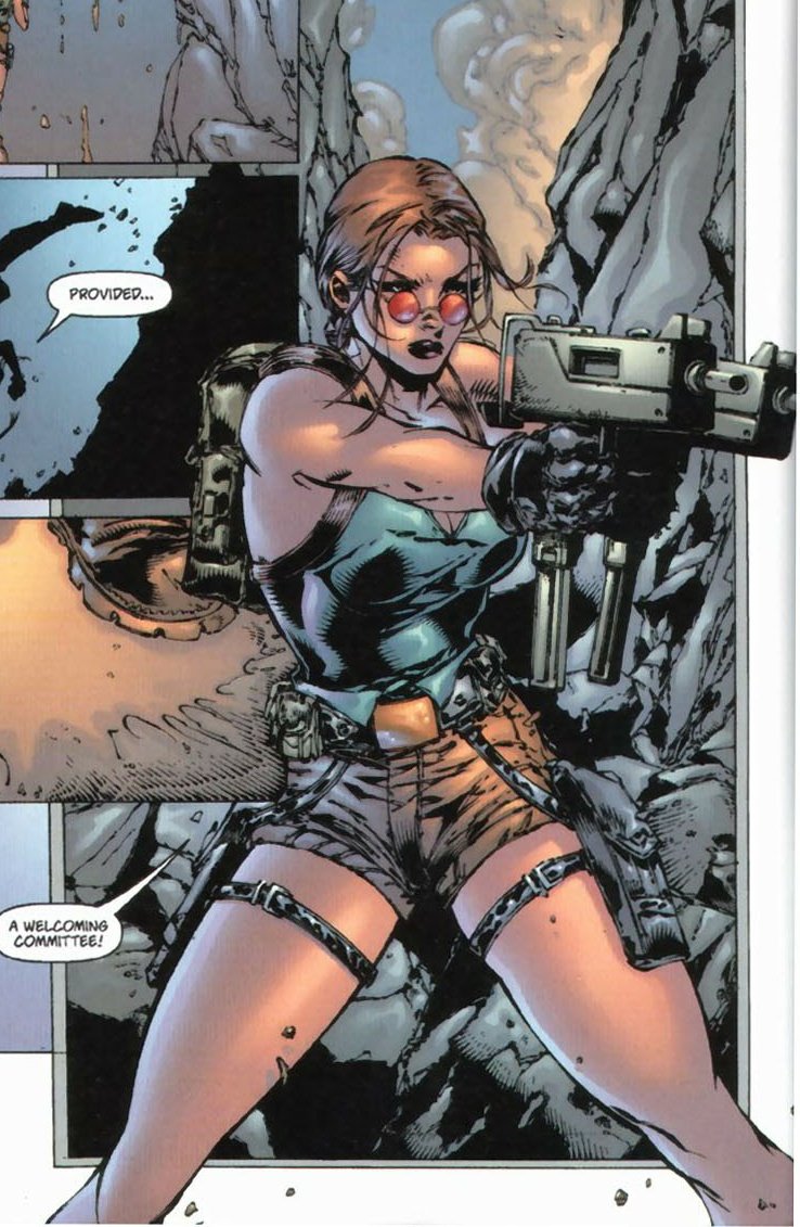 comfortlracroft's tweet photo. Lara Croft — Tomb Raider: The Series Comic. https://t.co/h8GiLVmlI9