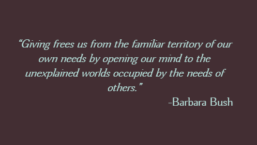 QuotationsPod's tweet photo. A very important reminder this holiday season from Barbara Bush. 

Check out Episode 184, out now!

👉https://t.co/LrvzEWT22y👈

#newepisode #quote #quotes #quotations #quotestagram #podcast #podcasts #podcastersofinstagram #giving #others #needs #bushfamily https://t.co/LuHftK7VCA
