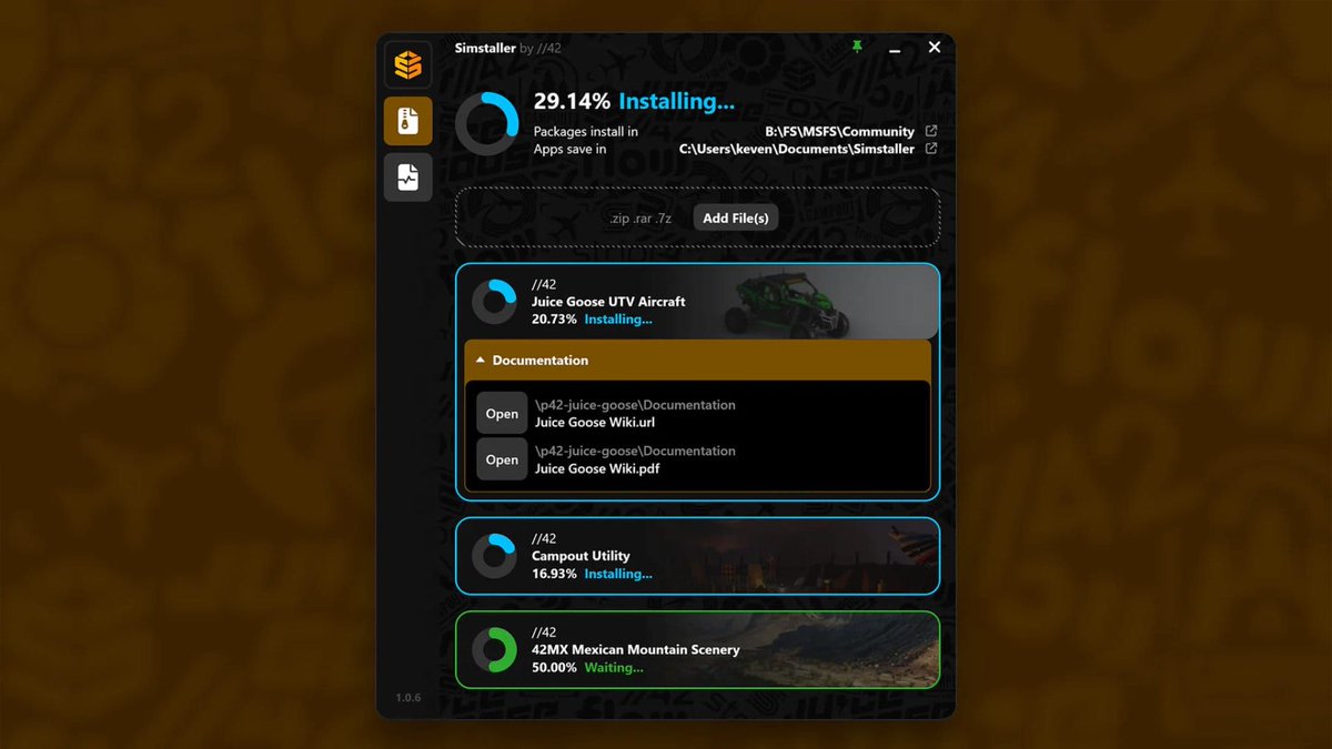 HeliSimmer's tweet photo. Parallel 42 releases freeware Simstaller for MSFS: https://t.co/tHBUO1NcKe
#flightsim #msfs #msfs2020 #parallel42 @msfsofficial @Parallel42LLC https://t.co/uXLIauEqWZ