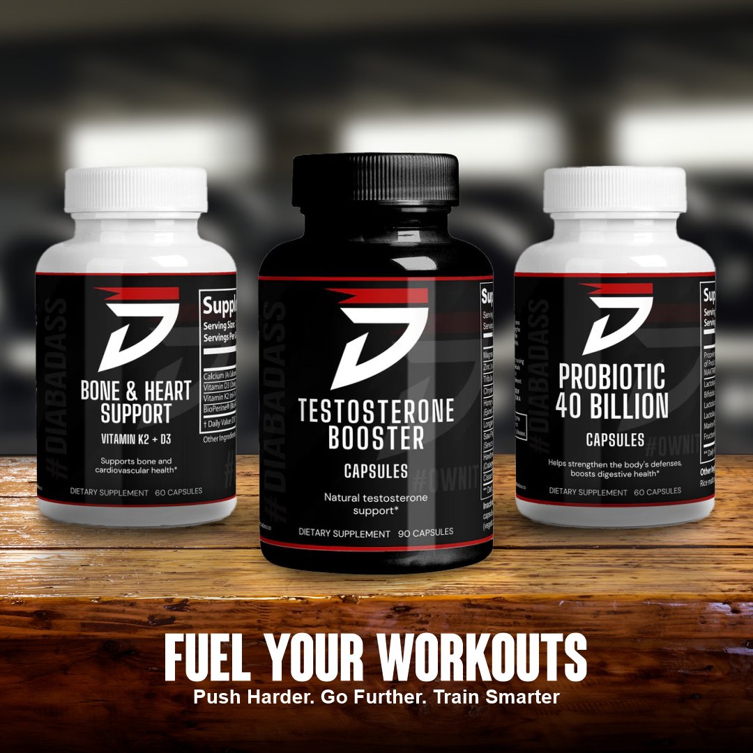 DiabadassBrand's tweet image. Energize your T1D journey! 💥 #Diabadass supplements are your allies for a stronger body and a resilient gut. #T1D

Tailor your health routine with a pro's advice—because you're not just managing diabetes, you're mastering it! #Type1Warrior 🌟