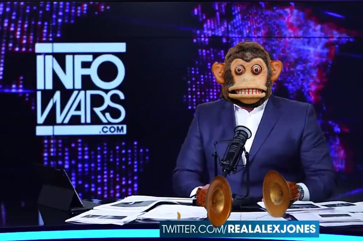 Welcome back, Alex Jones, the voice of a calm, placid, unruffled, serene, self-possessed wind-up toy.