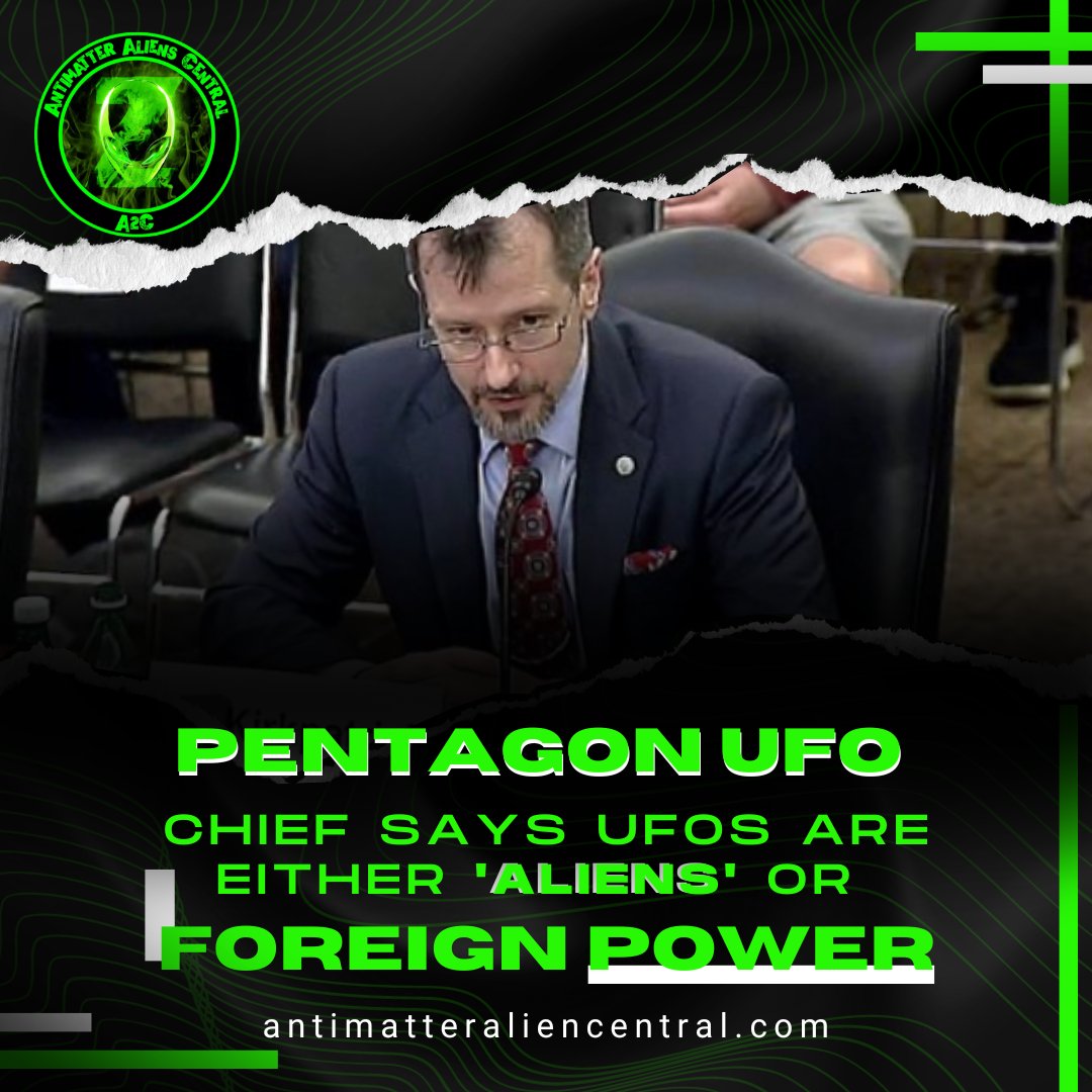 AliensCentral's tweet photo. Here’s a clue. It’s not a ‘foreign power’.
#ufo #ufonews #uaptransparency #news https://t.co/cHUIVBqCtS