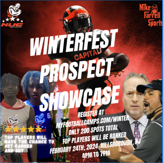 <a href="/krisfosterjr/">Kristopher “KJ1” Foster Jr</a> You Are invited NUC Sports Winterfest Underclassmen Showcase In February, Hosted by Mike Farrell and Coach Schuman Register Now at myfootballcamps.com/winter