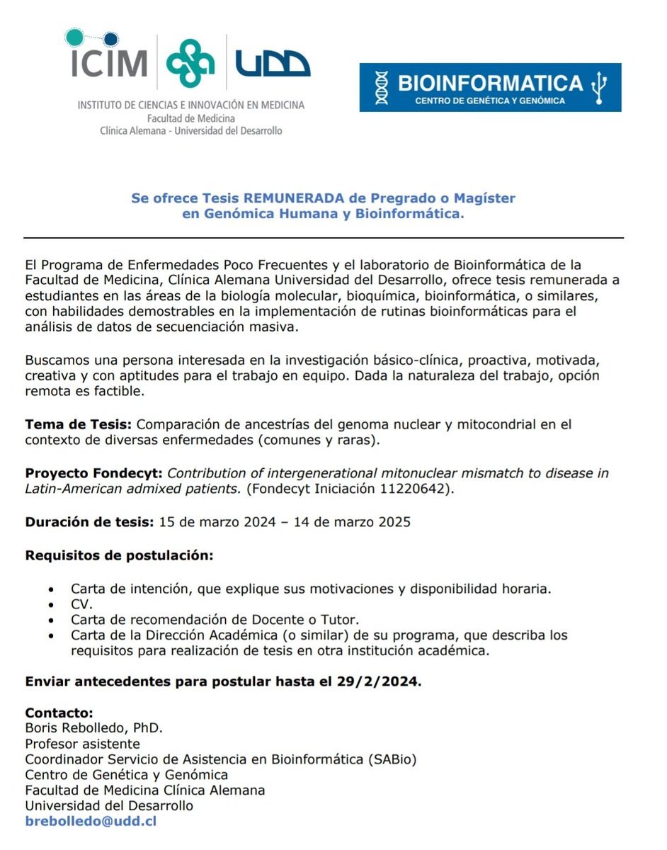 #tesis #bioinformatica #genomica