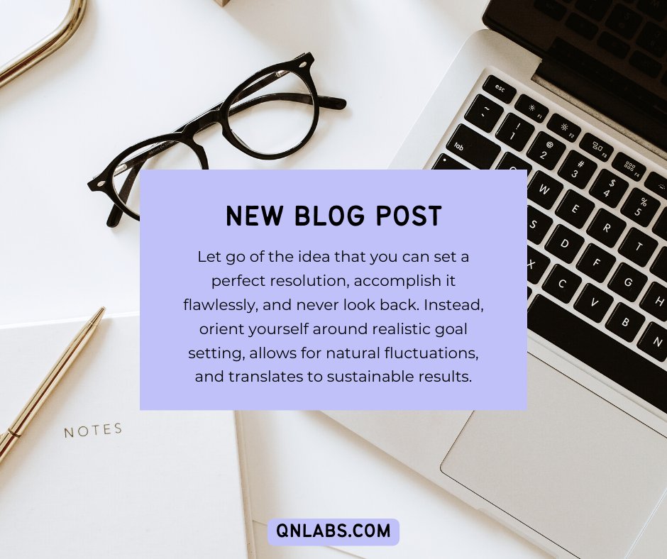 A new year means setting resolutions for the next 365 days - and we've got just the blog to help give you some ideas! 

📖qnlabs.com/blog/new-years…

Give it a quick read and then comment below to tell us your top 3 resolutions for 2024!

#FoodForThought #HealthBlog #WellnessWisdom