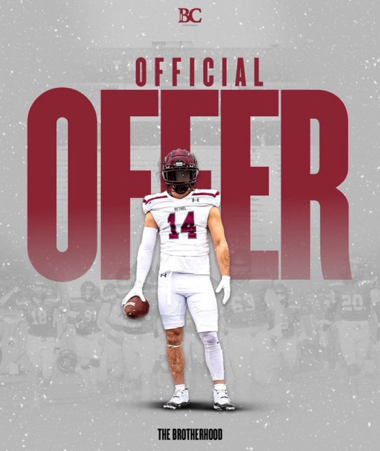 Corey Hotel Jr (@coreyh_jr) on Twitter photo After a great conversation with <a href="/TheTerryCook/">Coach Terry Cook</a>, I am blessed to have received an offer to Bethel College! <a href="/CoachStokesBC/">AB Stokes</a> <a href="/CoachDHud_BC/">Coach Dentton</a> <a href="/Threshers_FB/">Bethel College FB</a> After a great conversation with <a href="/TheTerryCook/">Coach Terry Cook</a>, I am blessed to have received an offer to Bethel College! <a href="/CoachStokesBC/">AB Stokes</a> <a href="/CoachDHud_BC/">Coach Dentton</a> <a href="/Threshers_FB/">Bethel College FB</a>
